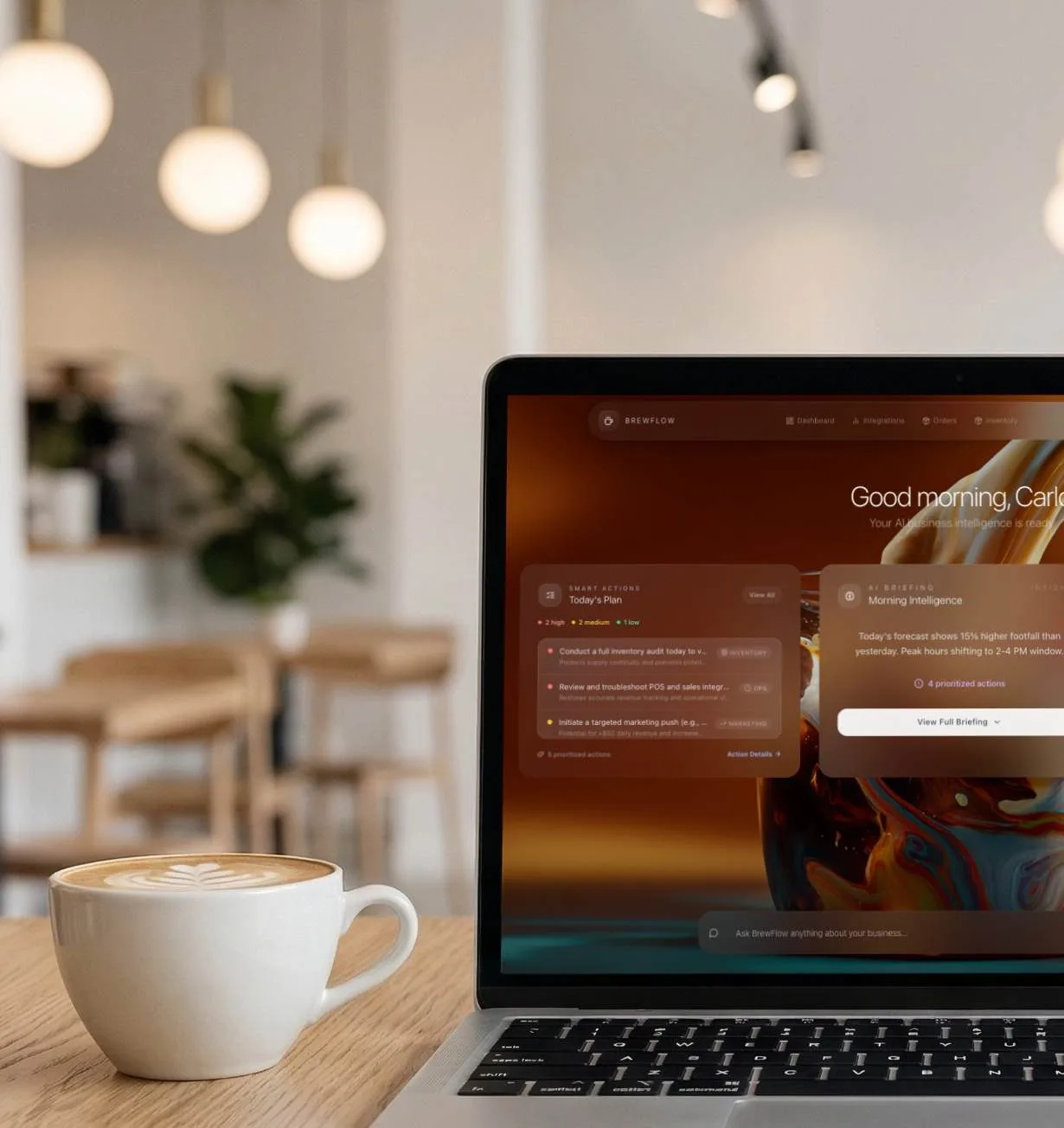 BrewFlow — AI assistant detail